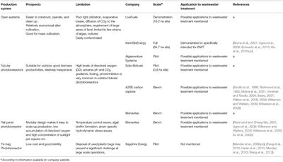 The Use of Microalgae for Coupling Wastewater Treatment With CO2 Biofixation